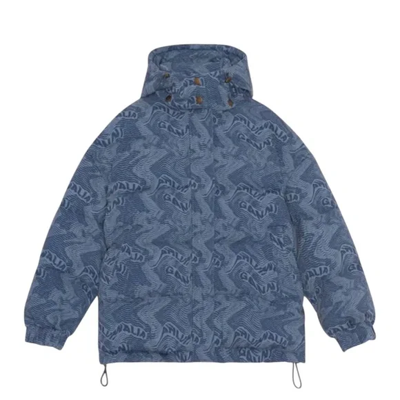 Ahluwalia x
Ganni NWT Printed
Denim Funnel Neck
Puffer Jacket in Sz XS - Picture 3 of 12